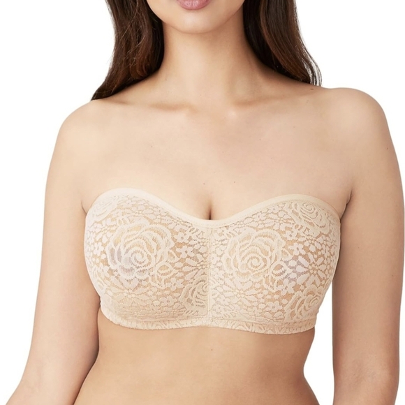 Wacoal Other - Wacoal Women's Halo Multi-way Strapless Bra Nude, Sz 38 D